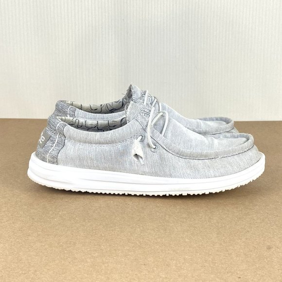 Hey Dude Shoes Hey Dude Wally Free Slip On Shoes Mens Size 6 Linen